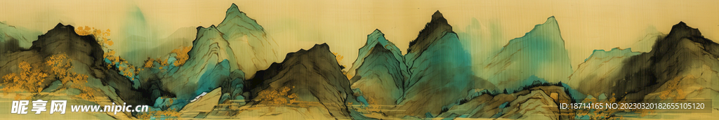 国画山水画