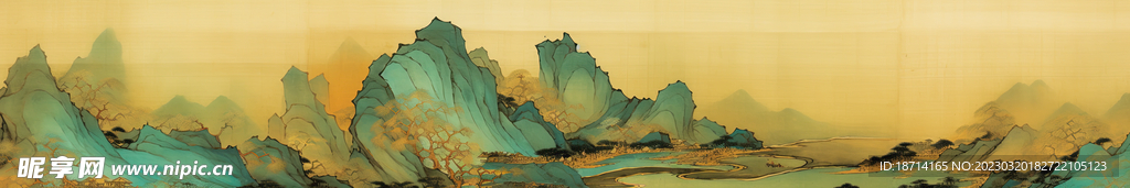 国画山水画