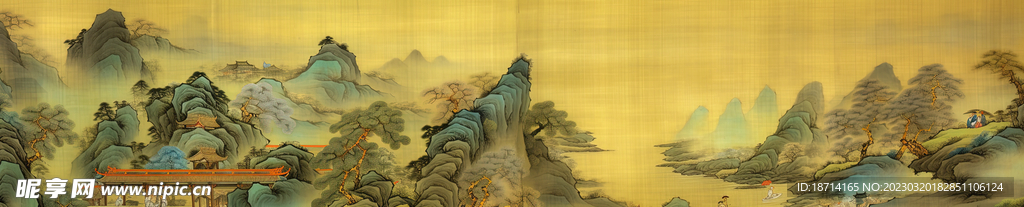 国画山水画