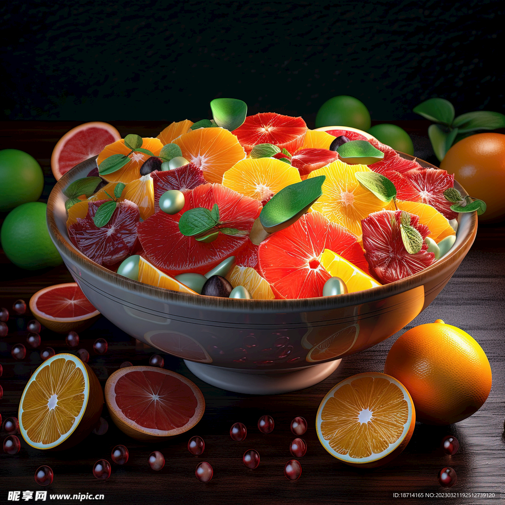 水果色拉