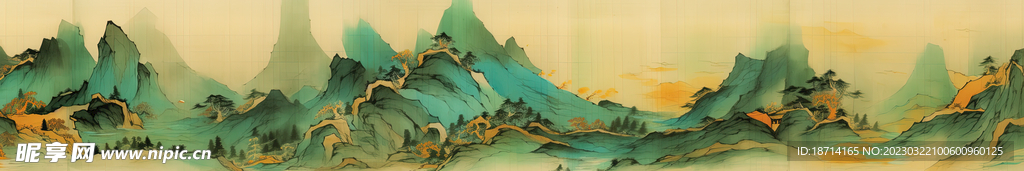 国画山水画