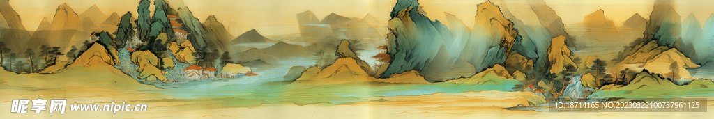 国画山水画
