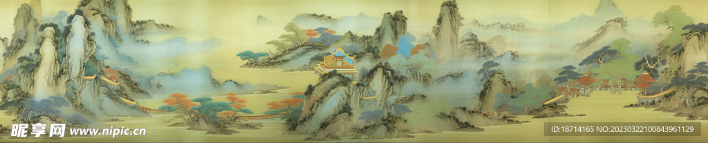 国画山水画