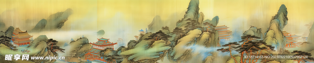 国画山水画
