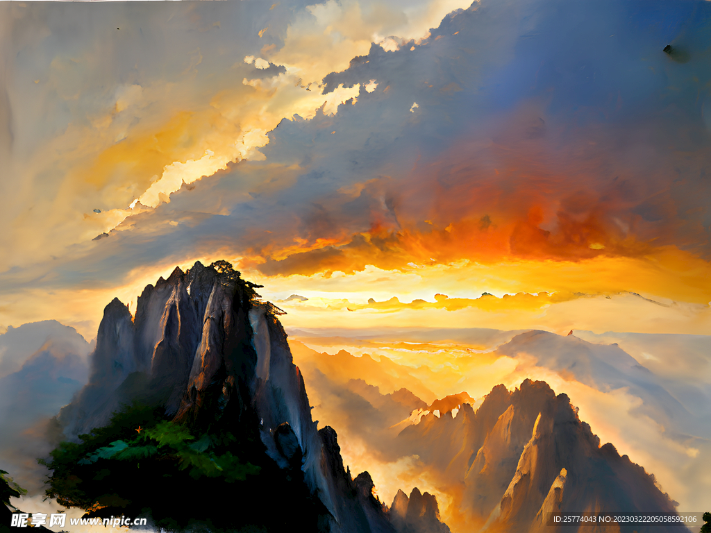 风景油画