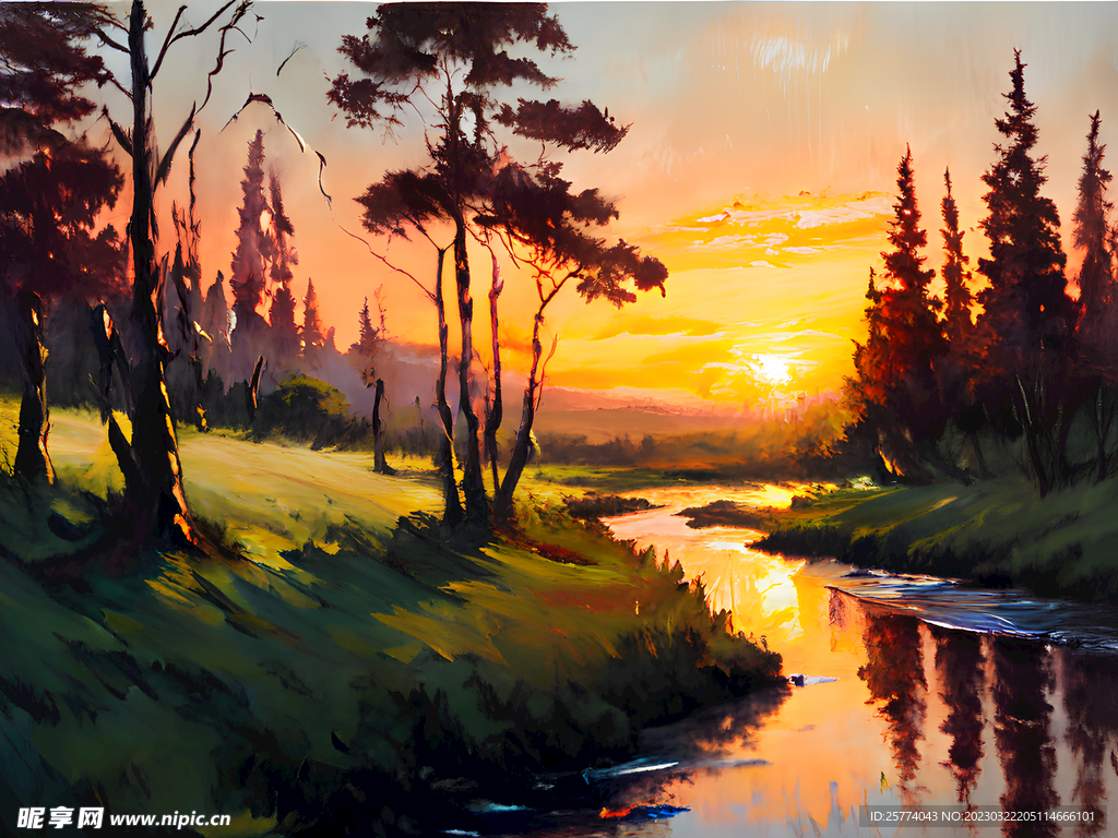 风景油画