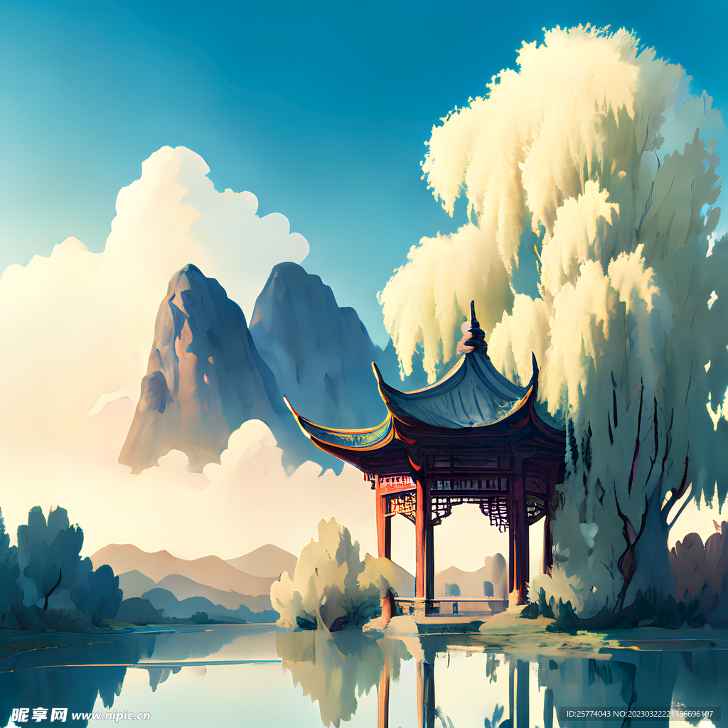 风景插画