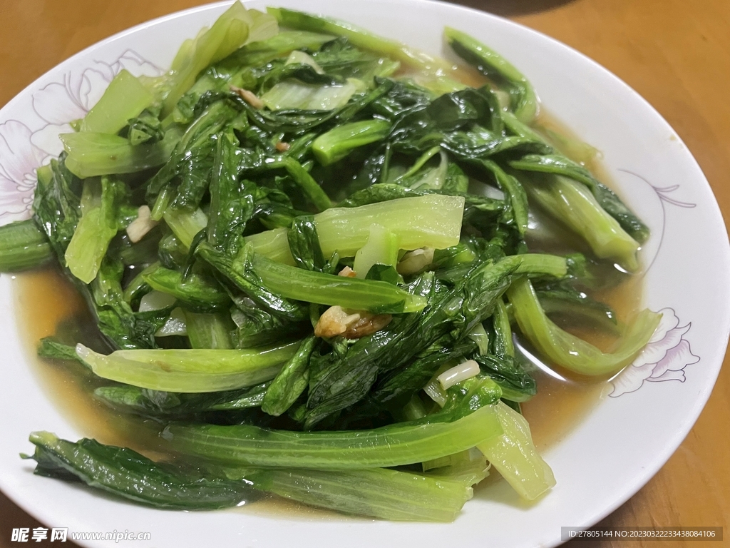 炒苦麦菜