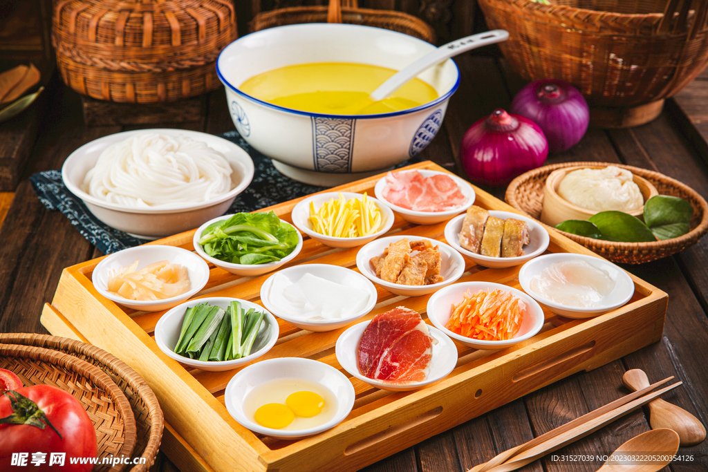 过桥米线摄影图