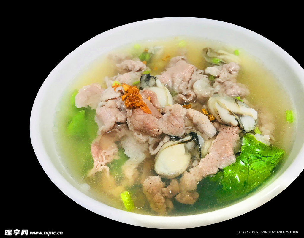 潮汕瘦肉生蚝粿条