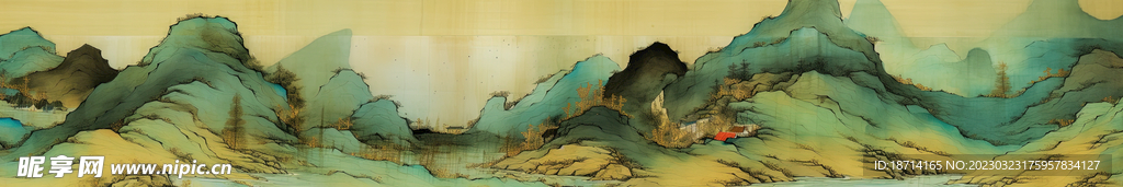 国画山水画