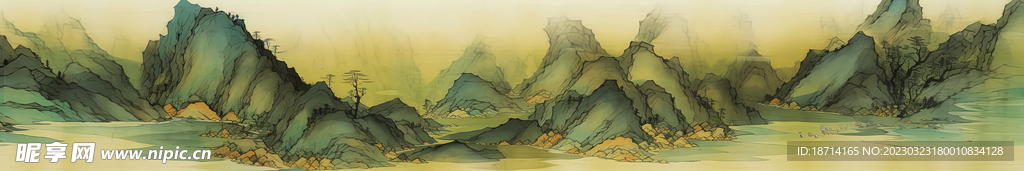 国画山水画
