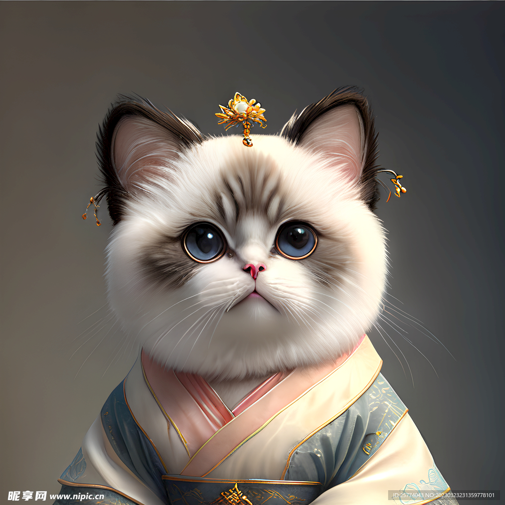 汉服布偶猫