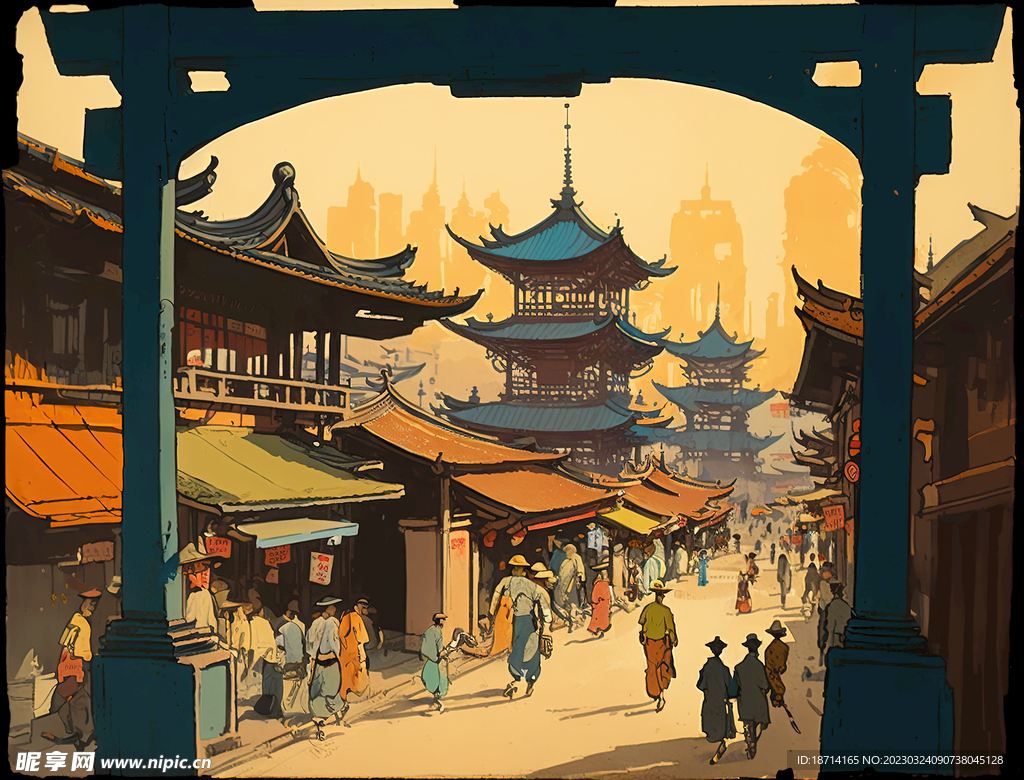 中国古城