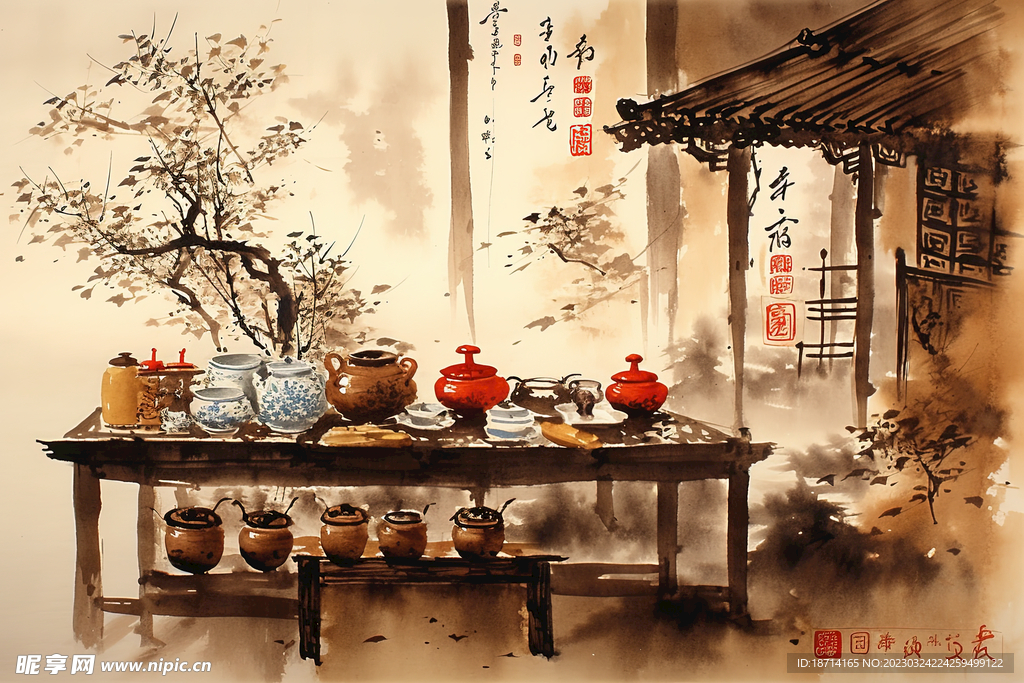 国画茶道