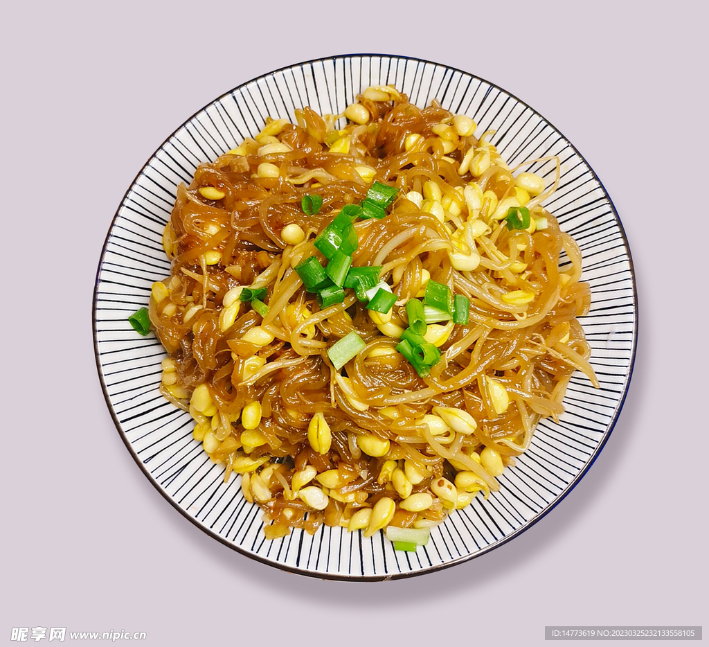 黄豆芽炒薯粉条