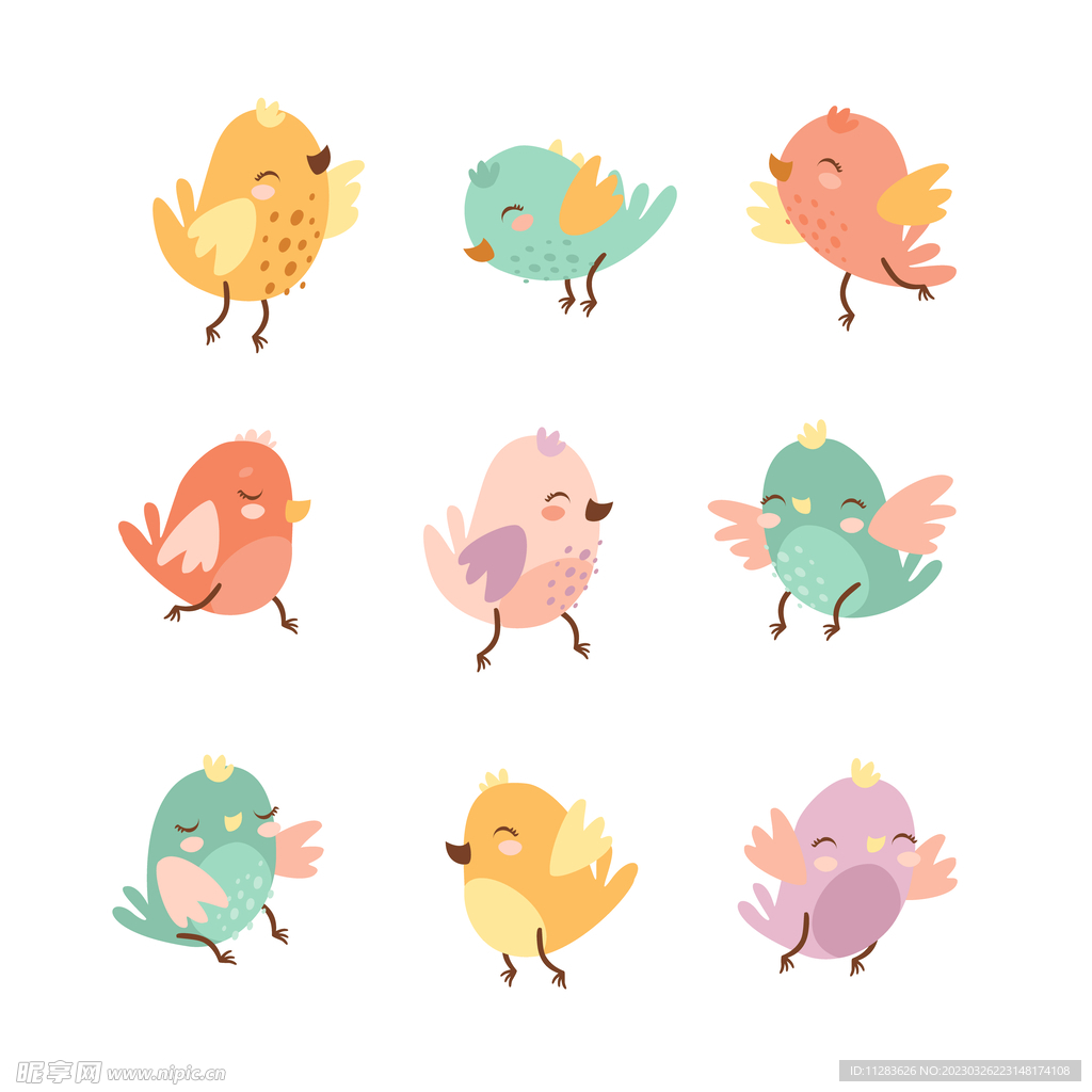 小鸟素材