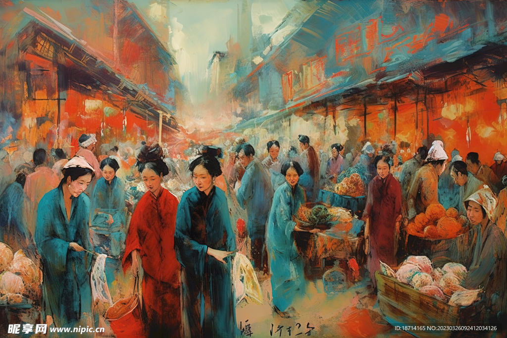 国画农贸市场