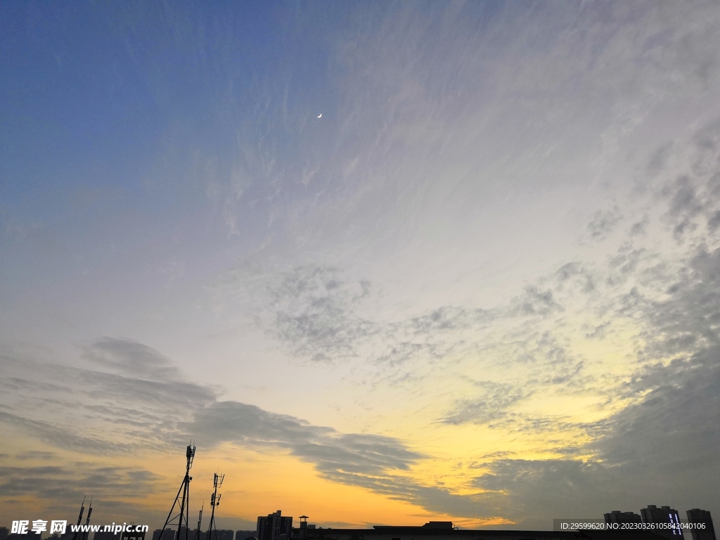 晚霞天空