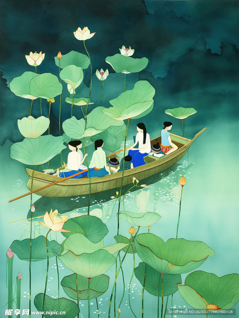 赏荷