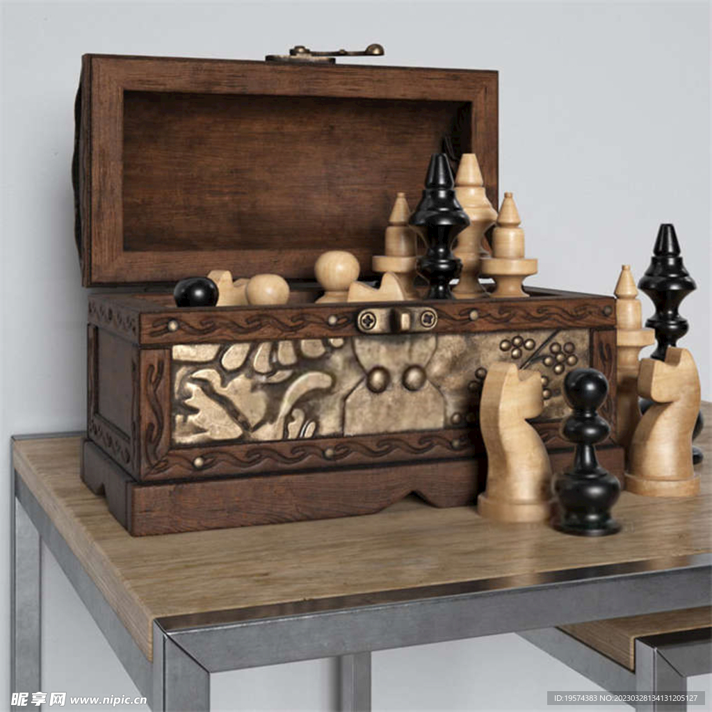 C4D模型棋子