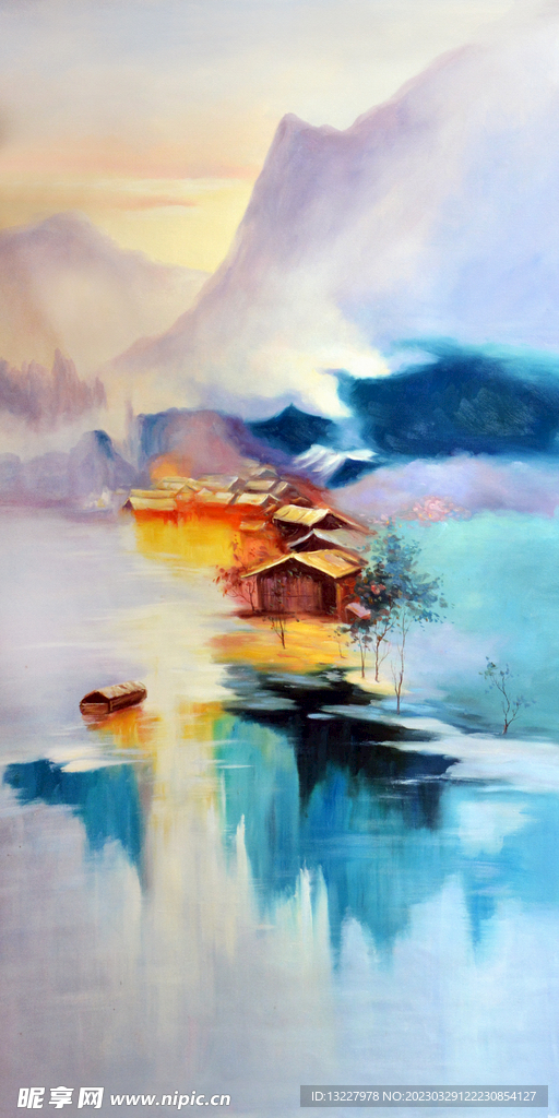 水墨山水画
