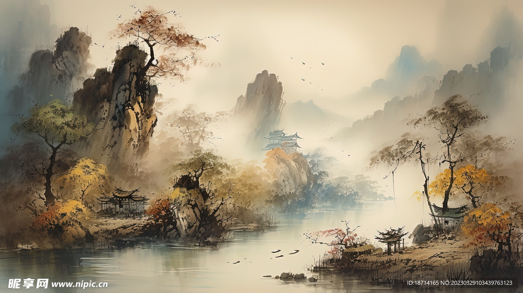 山水画