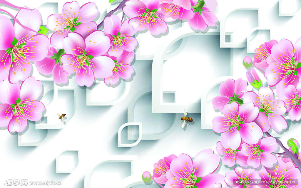 国风花瓣素材