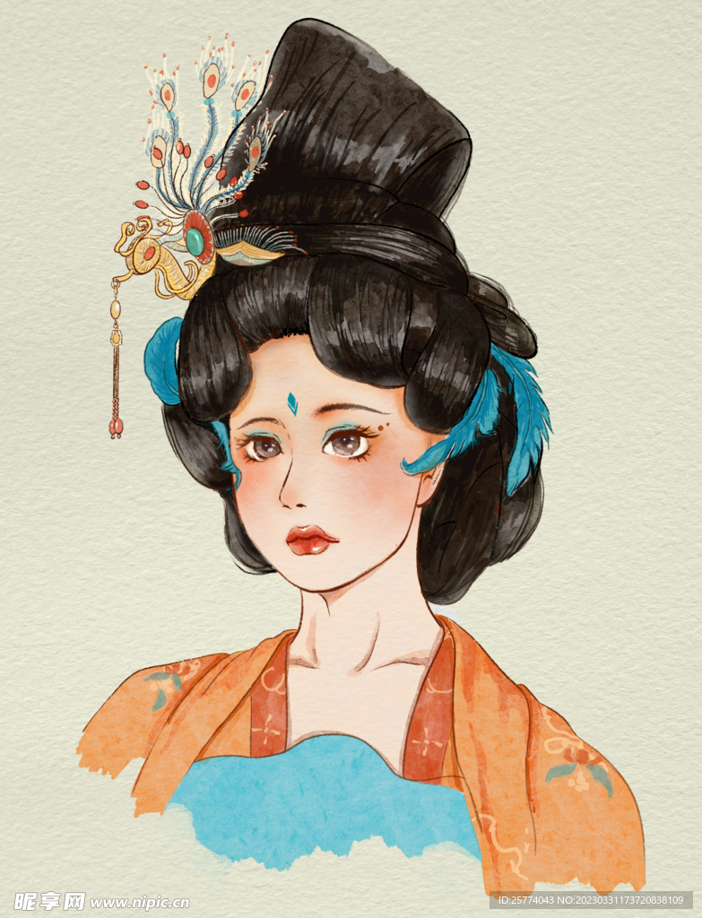 古风人物插画