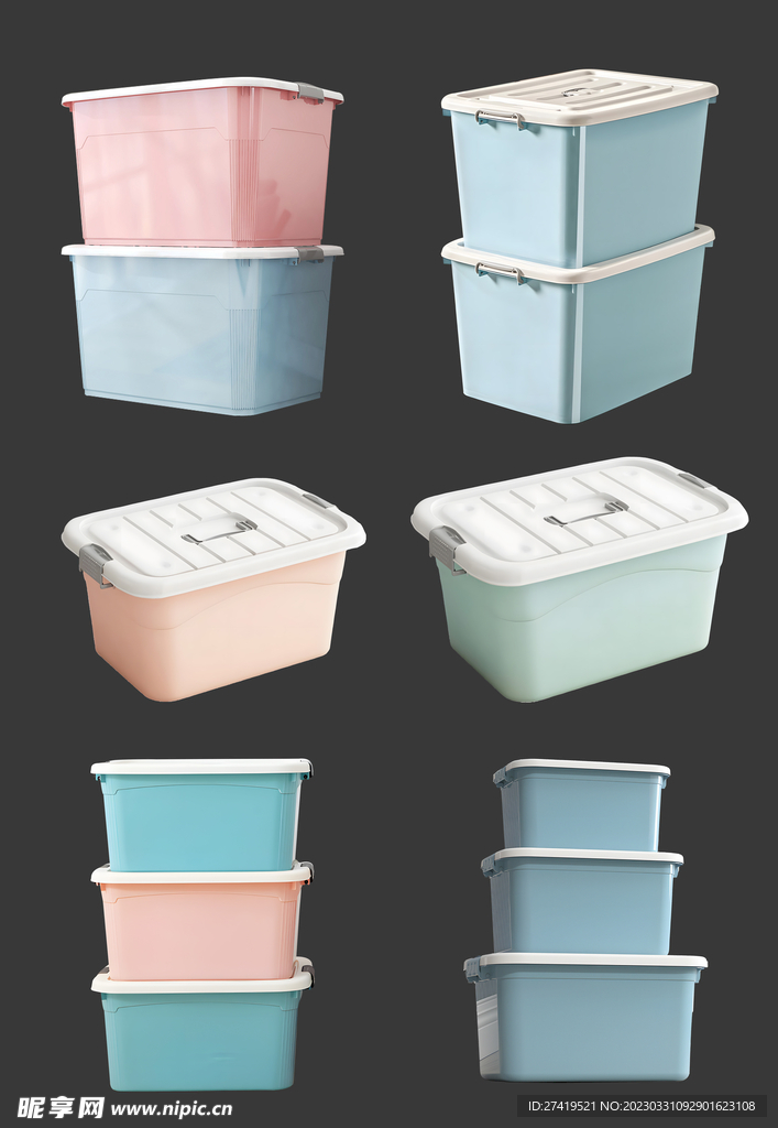 收纳箱免扣素材