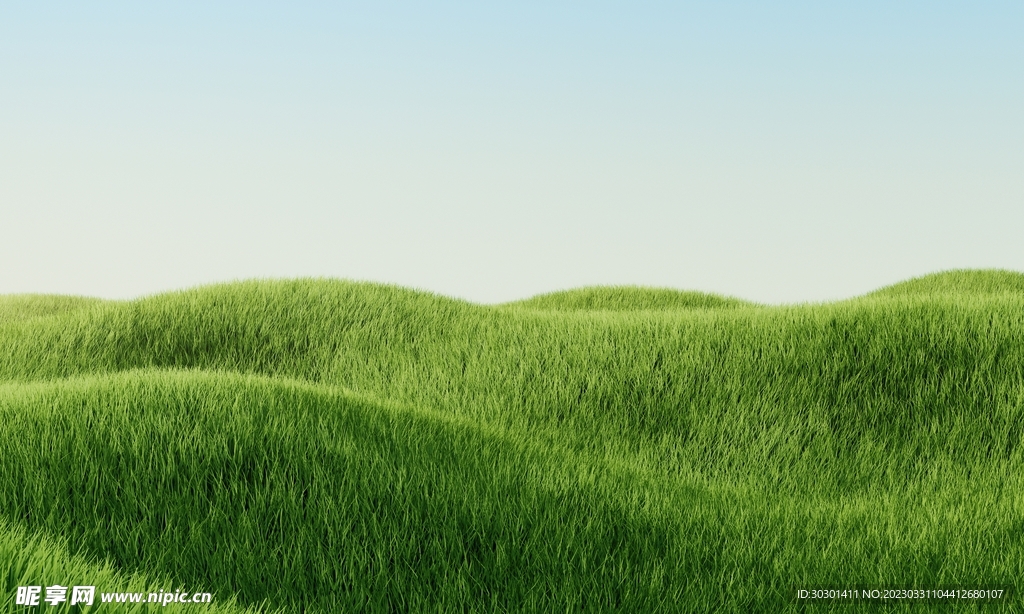 3D草地牧场背景