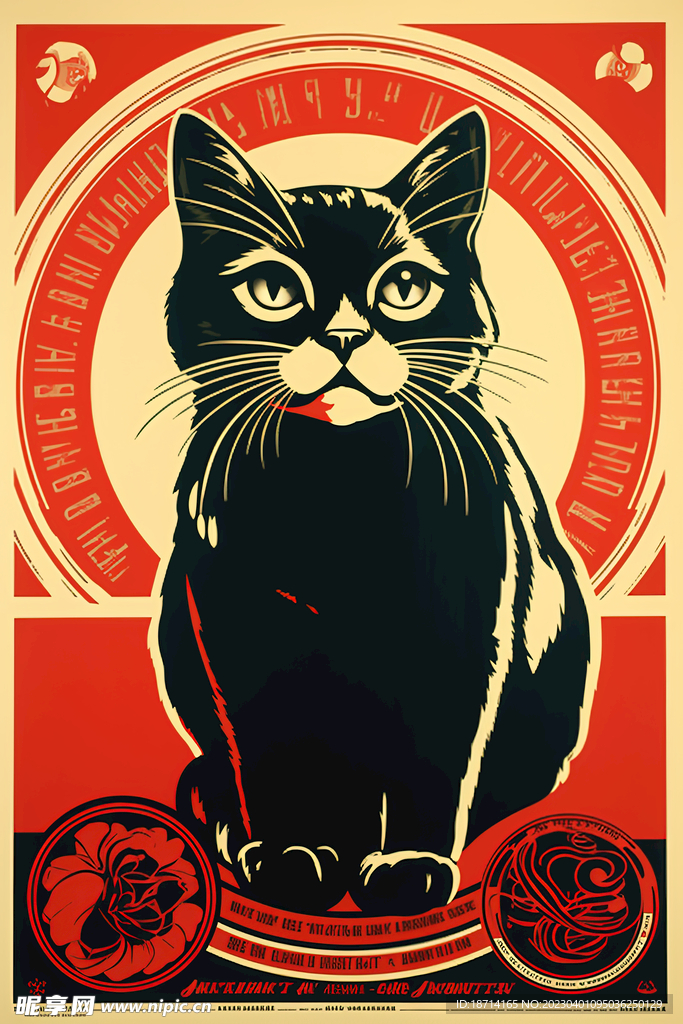 猫咪招贴画