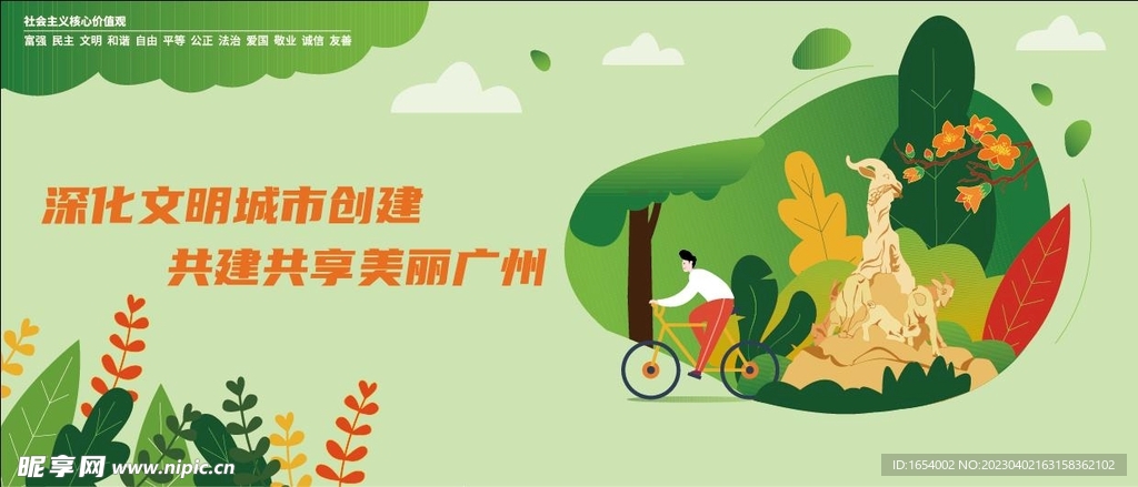 文明城市海报