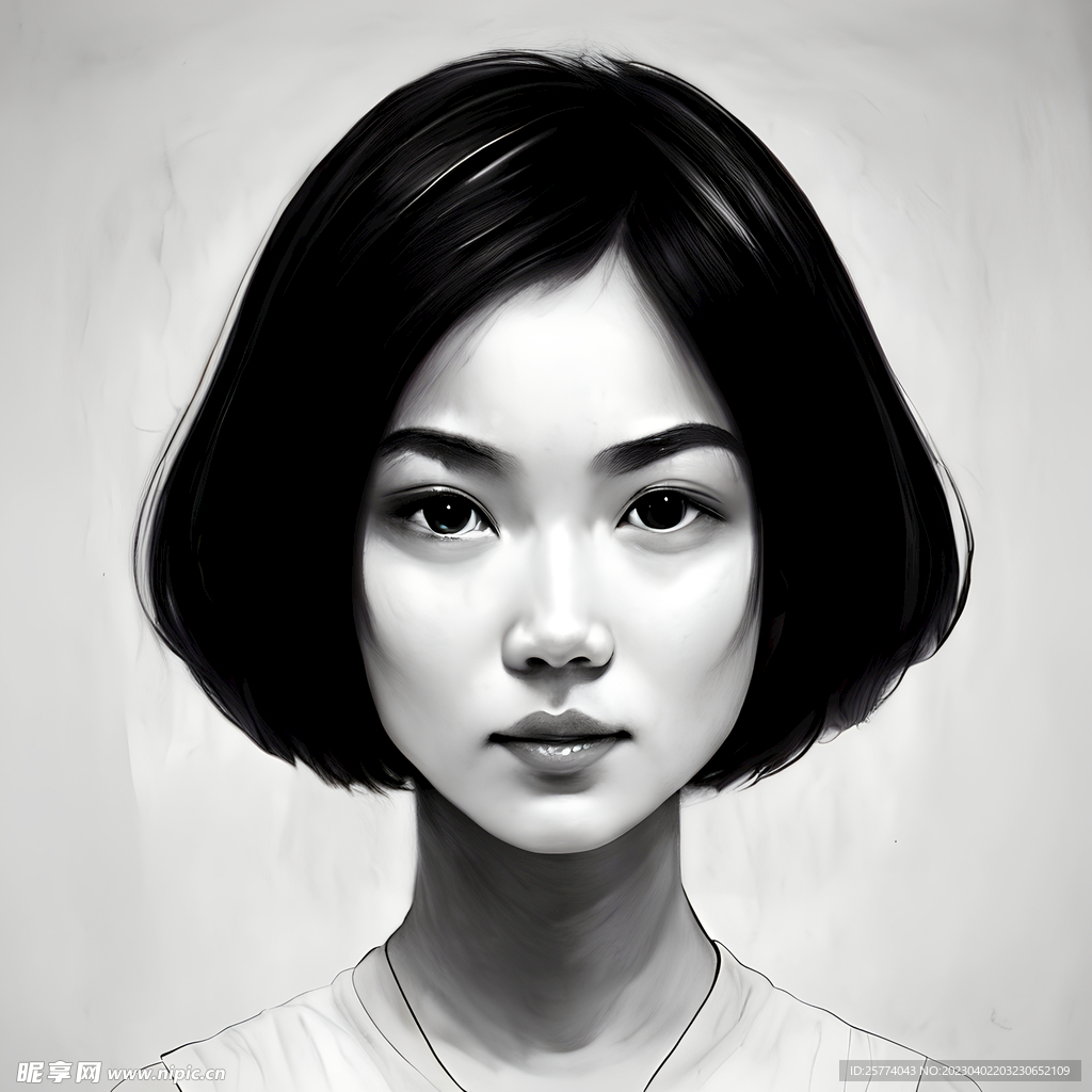 素描女孩