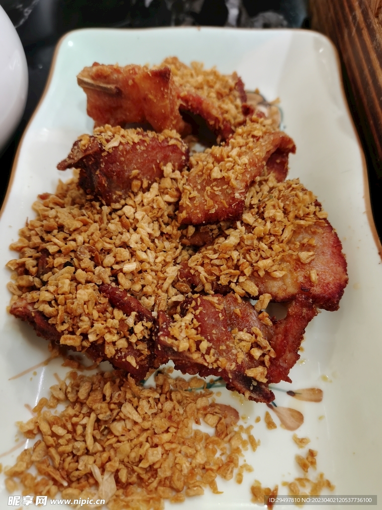 蒜香肉排