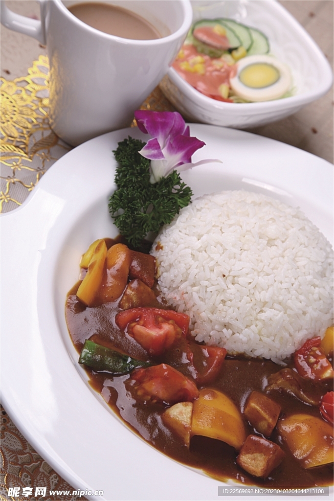 什锦蔬菜咖喱饭