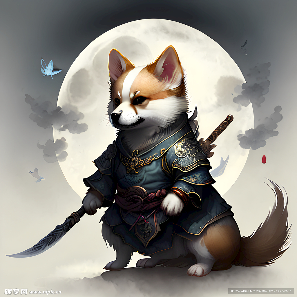 狗插画