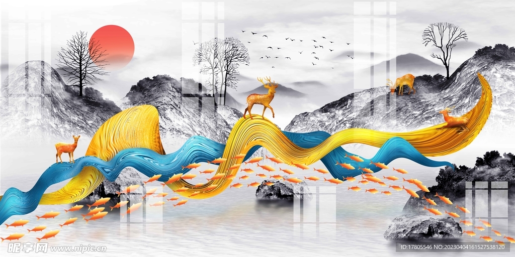 室内装饰画  轻奢 简约挂画 