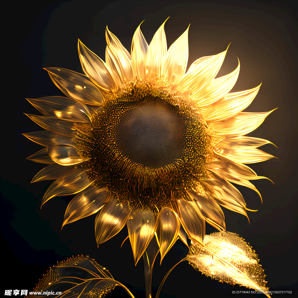 向日葵插画