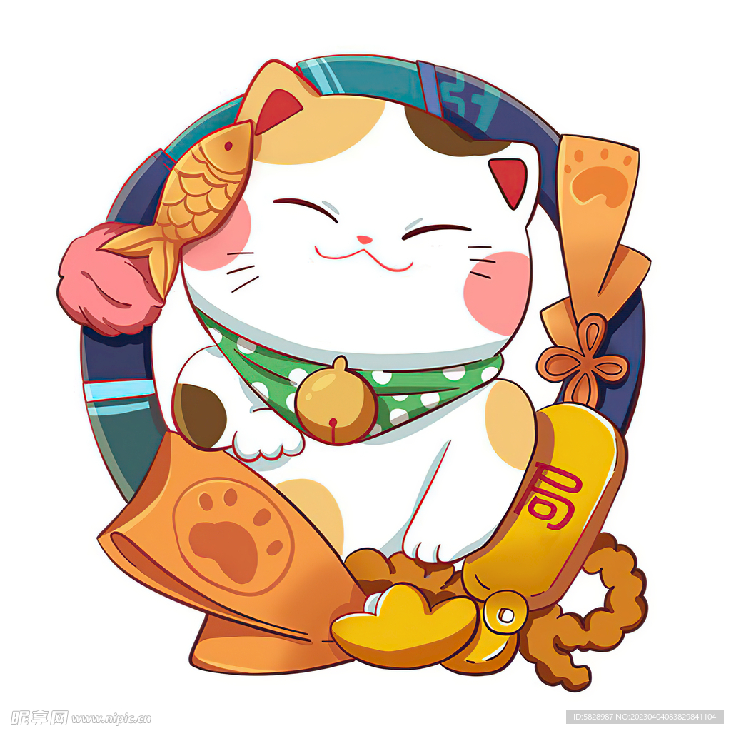 招财猫头像图片