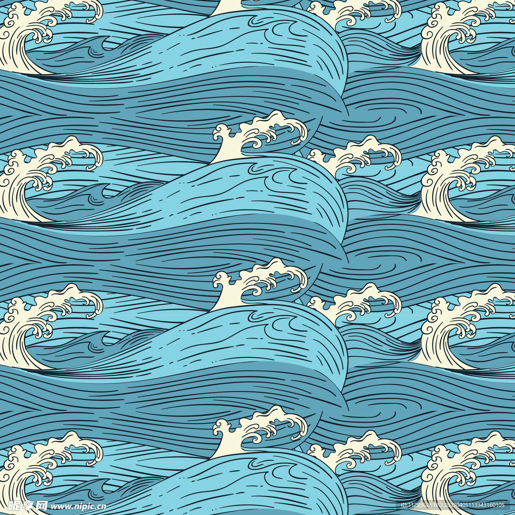 波浪背景