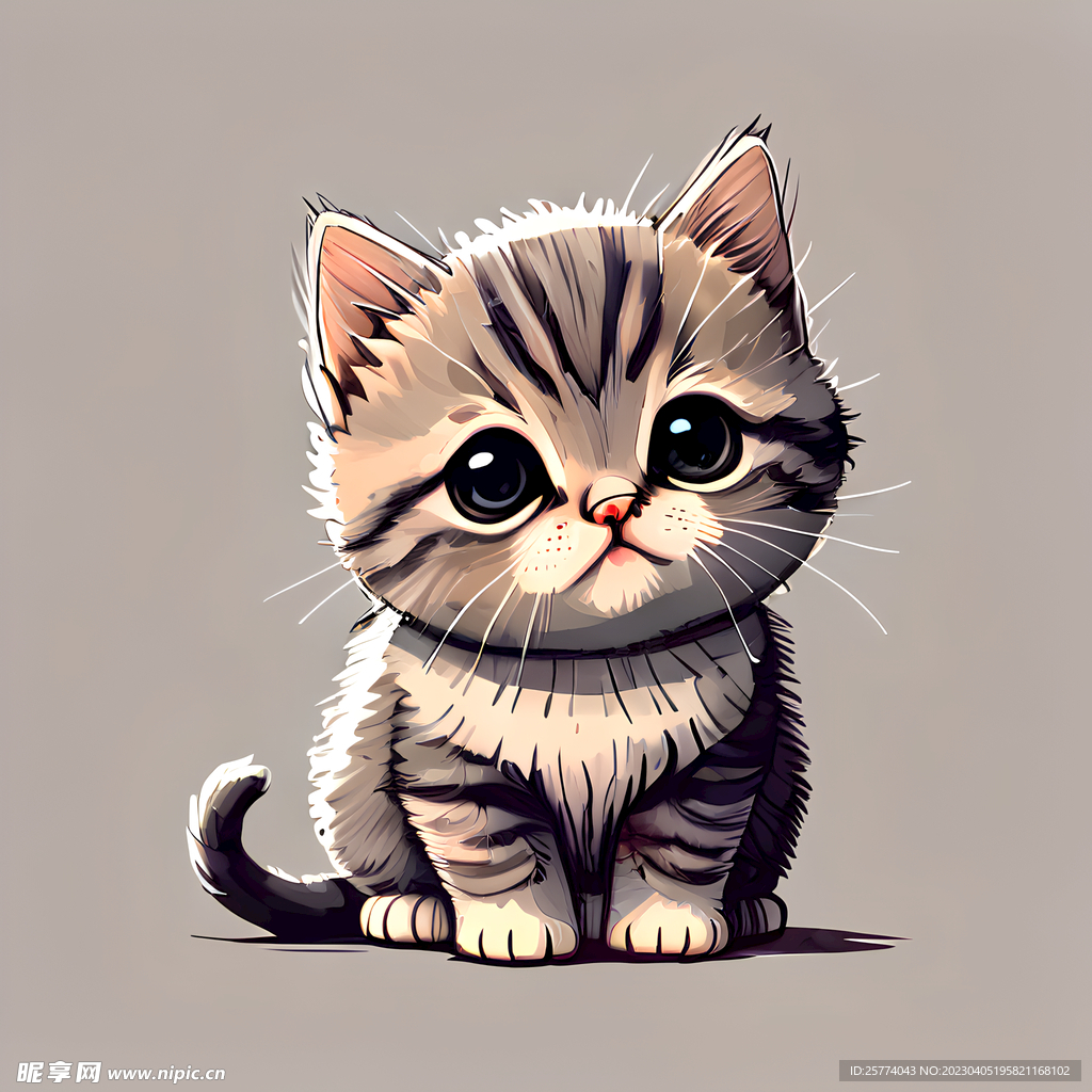 卡通小猫
