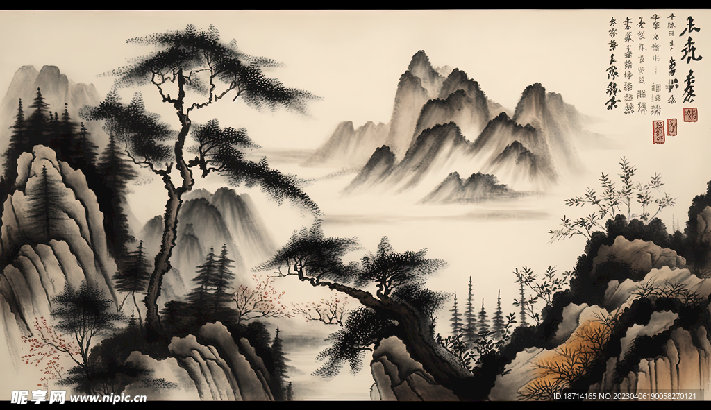 山水画