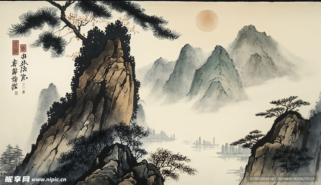 山水画