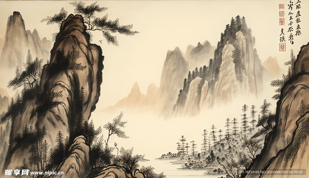 山水画