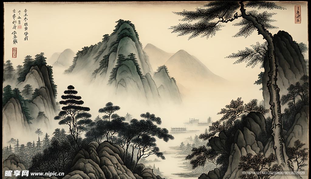 山水画