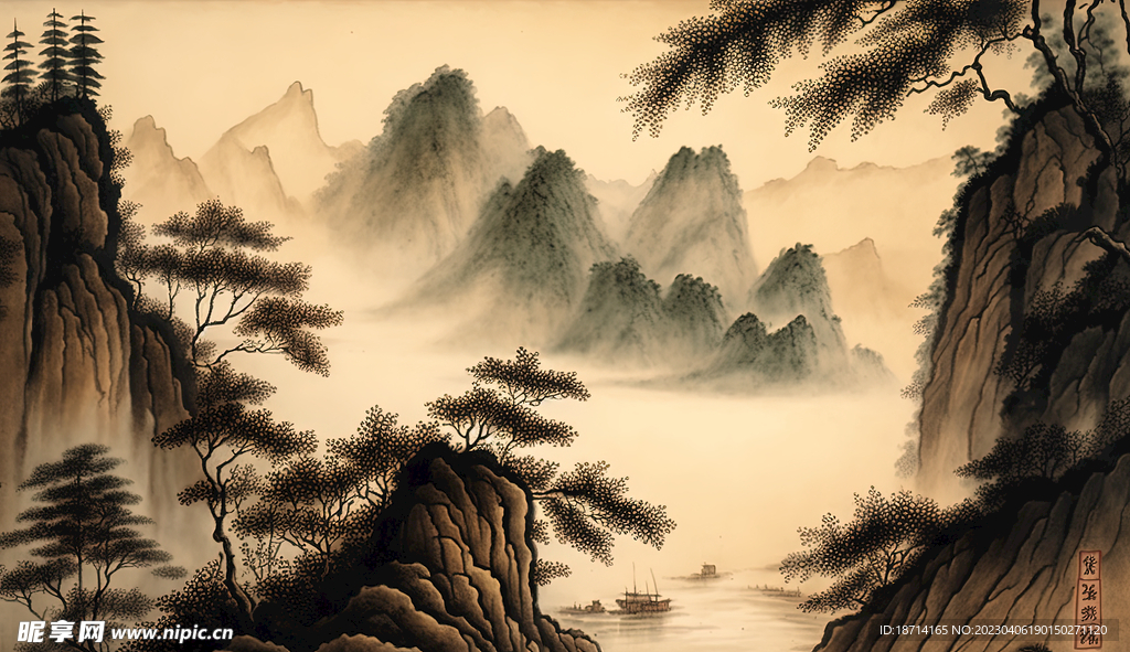 山水画