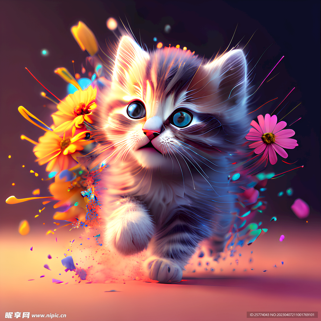 小猫动漫风