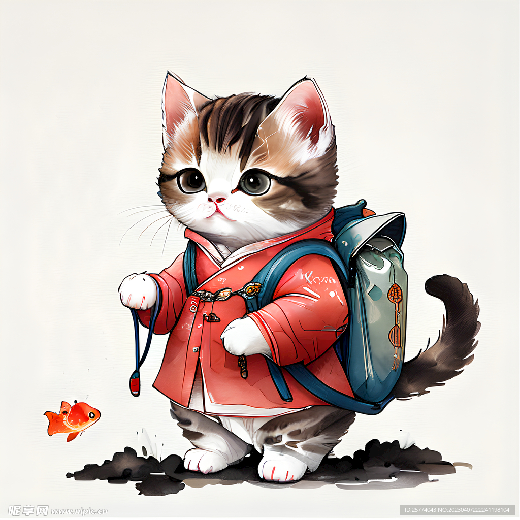 小猫咪插画