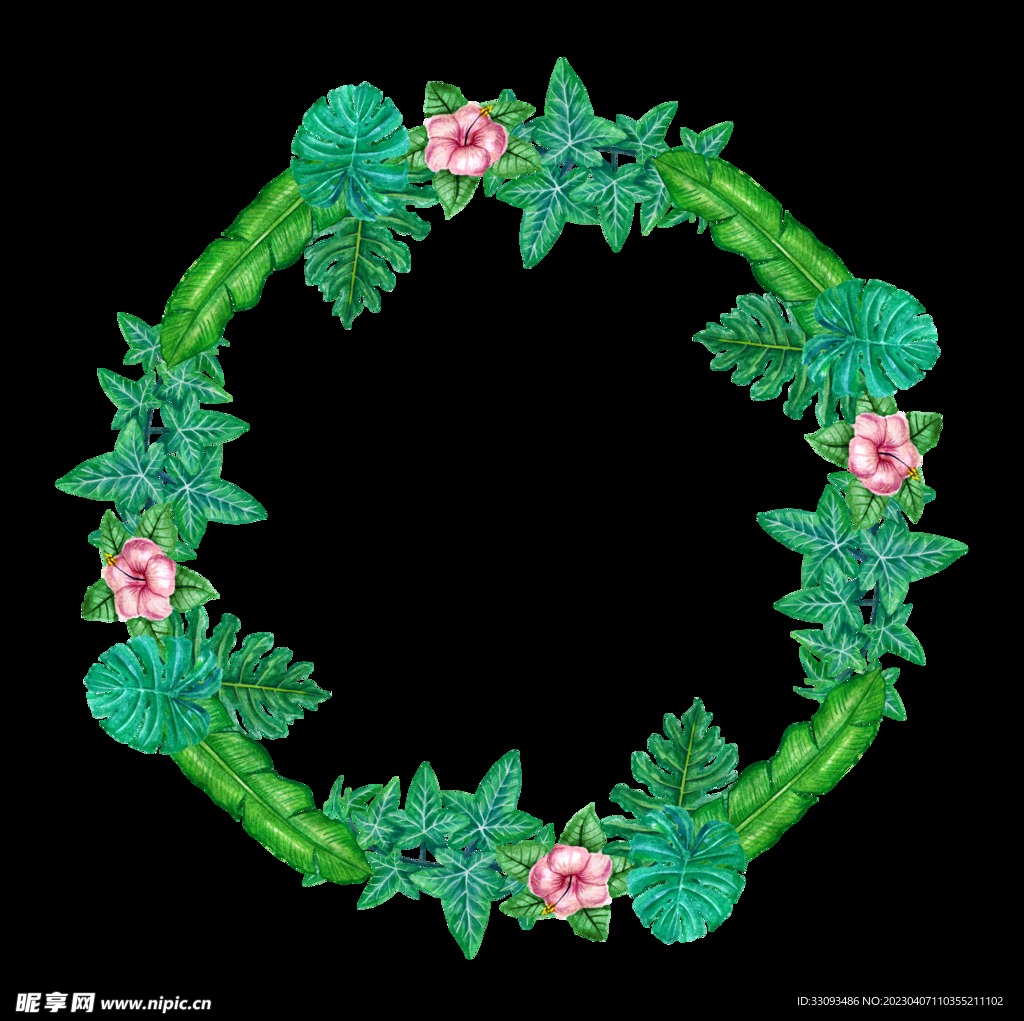 叶子花环